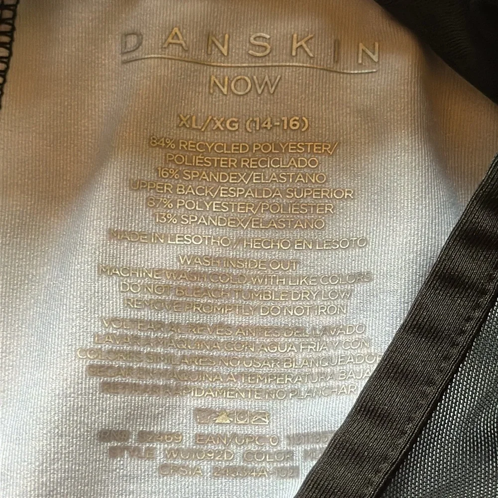 Danskin Now Black‎ and Gray Activewear